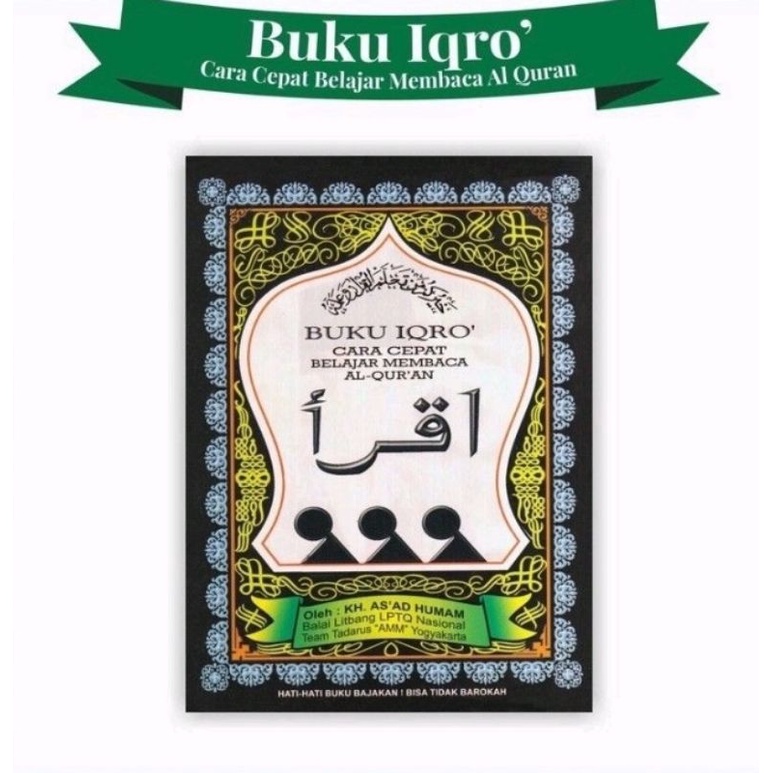 

Buku IQro Ngaji BESAR isi Iqro 1 sampai 6