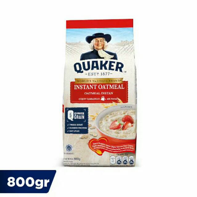 

quaker instant oatmeal havermut 800 gr