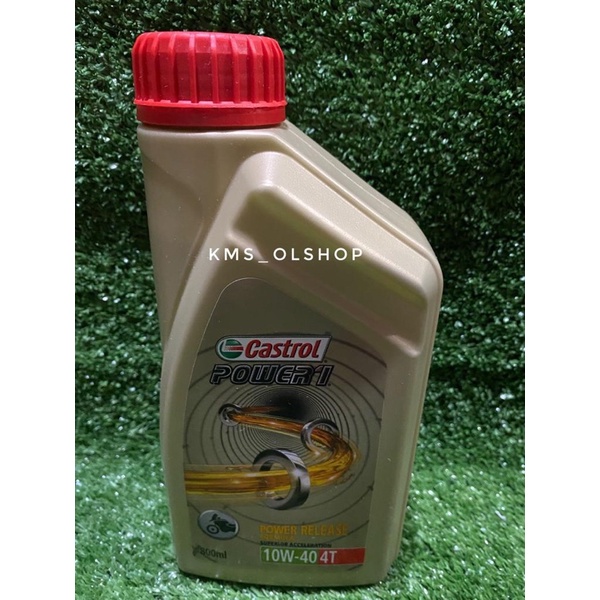 Oli Castrol Power 1 4T SAE 10W-40 800ml Oli Mesin Motor Castrol Power 1 0,8 Liter (Asli)