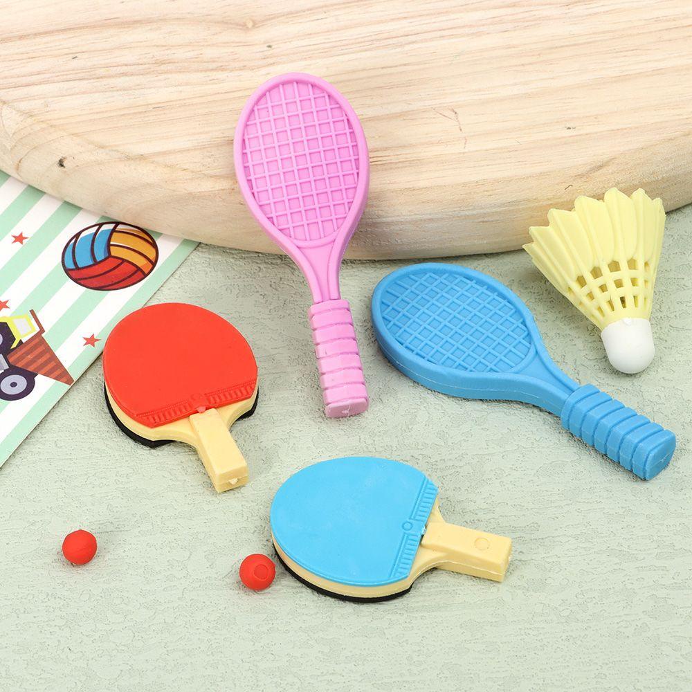 R-flower Rubber Eraser Cute Kawaii Drawing Aksesoris Hewan Perlengkapan Kantor Sekolah Alat Tulis Eraser Set