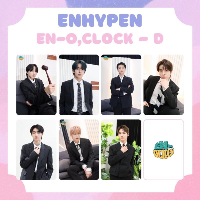 [ENHYPEN] PHOTOCARD ENHYPEN EN-O'CLOCK #2 ‼️BACA DESKRIPSI‼️