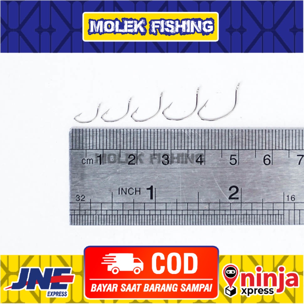 Mata kail Mix Carbon 1052 Untuk Mancing ikan Mas Pancing Sonay ada lubangnya / Kail Ikan Mas / Kail 
