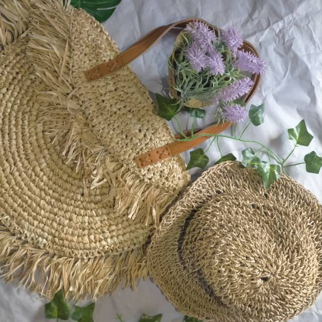 Tas Bali Rumbai Gajih & Topi bali agel