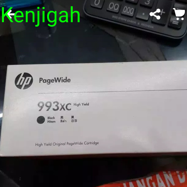 TINTA HP 993XC BLACK ORIGINAL