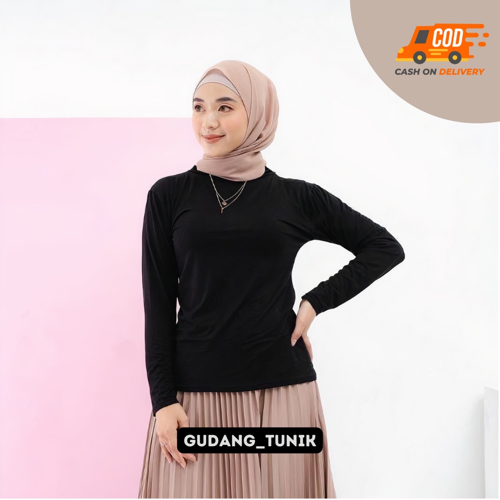 Manset baju kaos bahan licin spandek premium standart &amp; jumbo bb 40 -90 kg