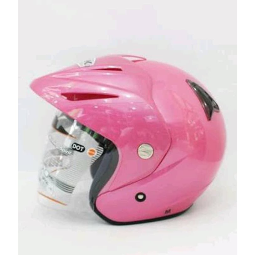 Helm ink cx kw pink bukan kyt-nhk-mds nhk bogo retro murah promo