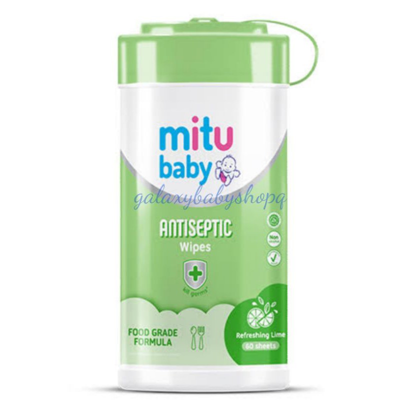 Mitu baby Wipes Antiseptic 60sheets