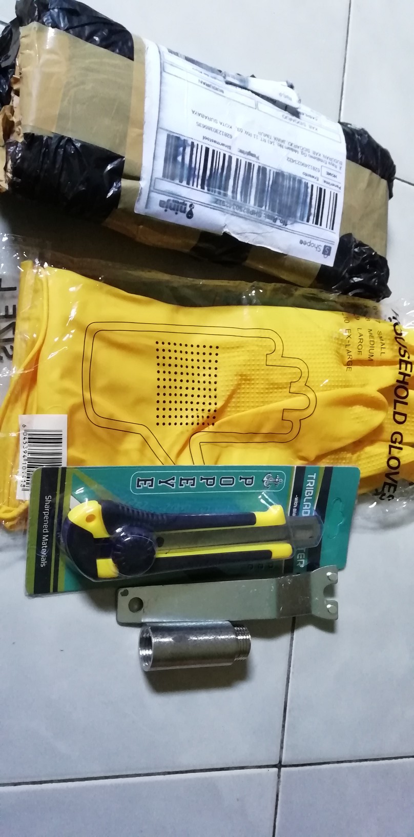 Rush-sarung Tangan Safety/sarung Tangan Karet Large