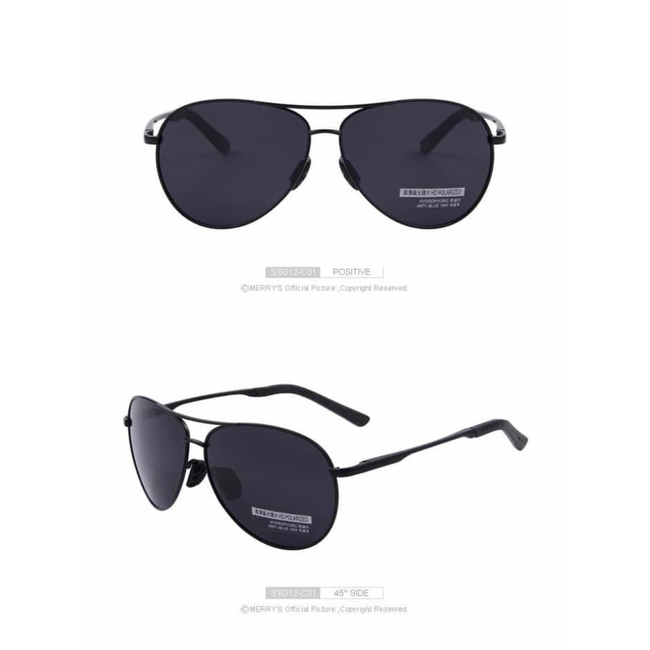 Kacamata Pria Wanita Model Aviator Sunglass HD Polarized UV HQ