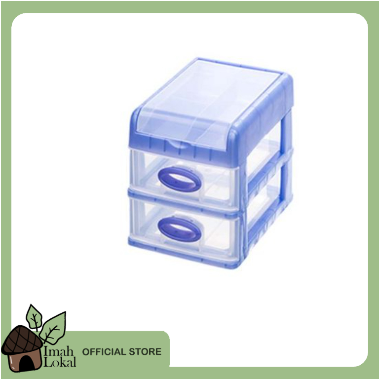 Laci Kecil SHINPO Felicia – SIP 363 C3 Mini Drawer Meja Rias Pernak Pernik Plastik