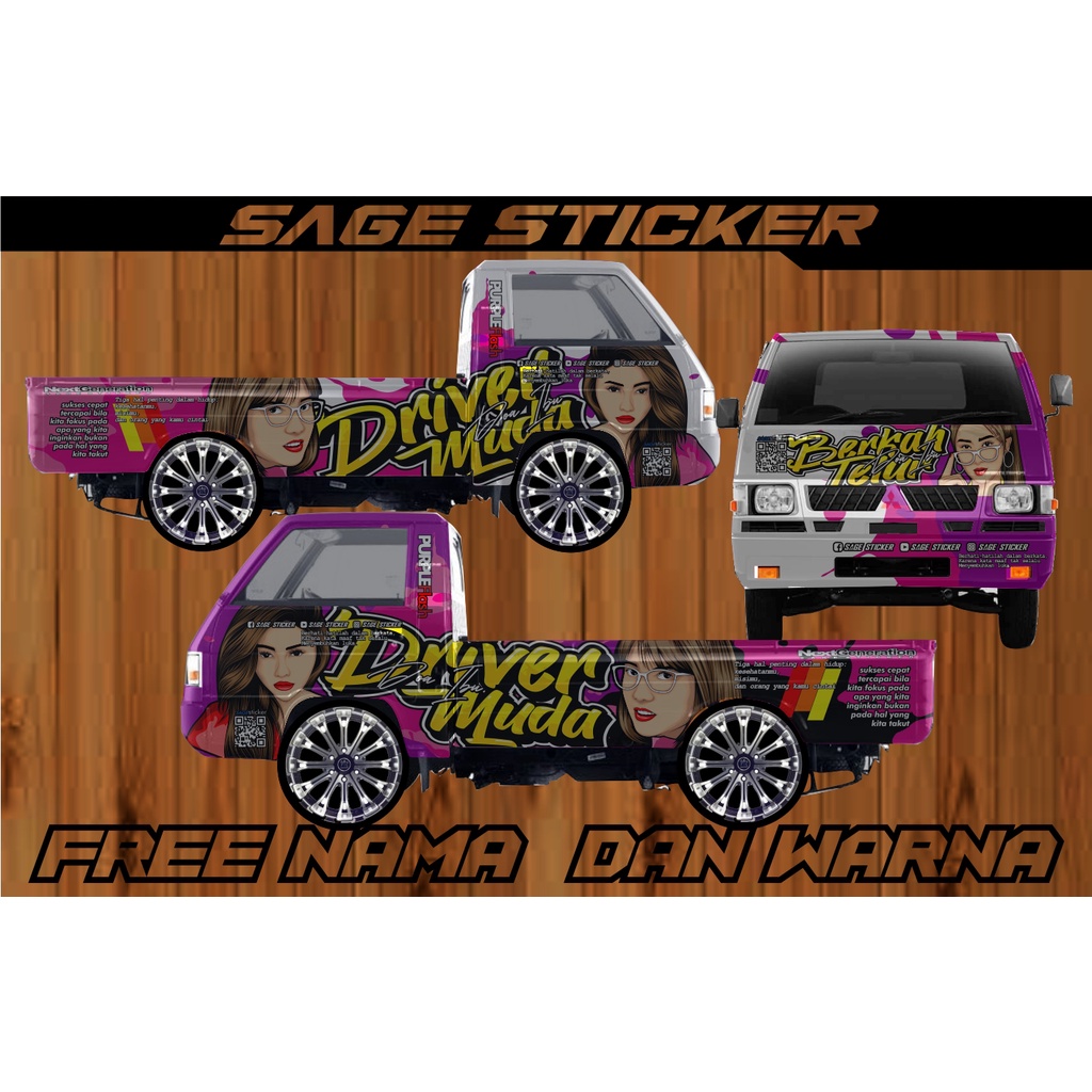 decal sticker mobil pickup L300