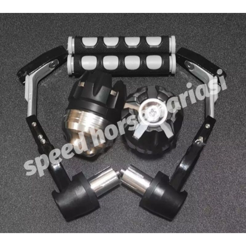 Paket 3item proguard robot babet plus Jalu as roda depan plus karet handle model jari Universal