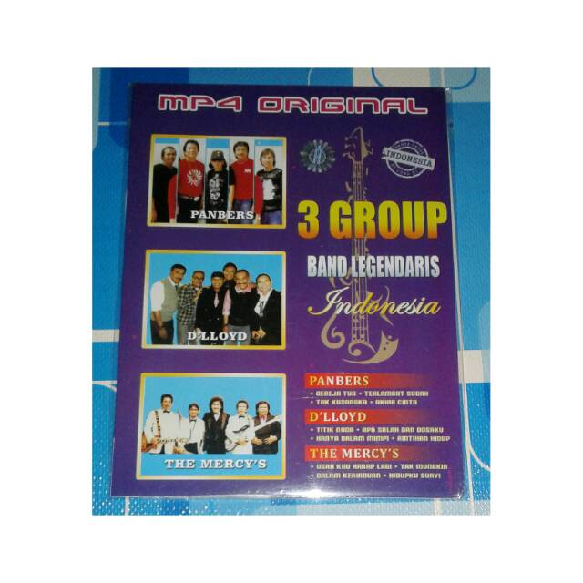 Vcd Mp4 Original 3 Group Band Legendaris