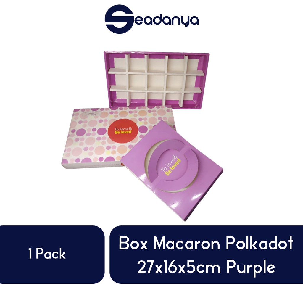 

Box Macaron 27x16x5cm Polkadot Purple Box Macaron 27x16x5cm/Box Macaron Polkadot Purple/Box Macaron Terbaru/Box Macaron Terlaris