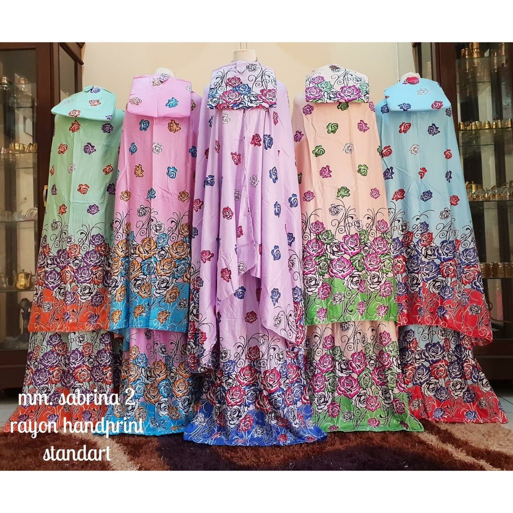 bakul baju  Mukena Bahan  Rayon  Santung