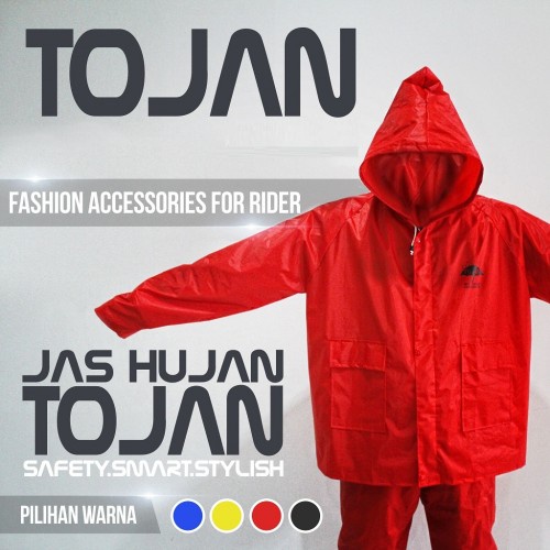 Jas hujan TOJAN Jas Hujan Setelan Jas Hujan Murah / Mantel Murah / Jas hujan stelan tojan / jas huja
