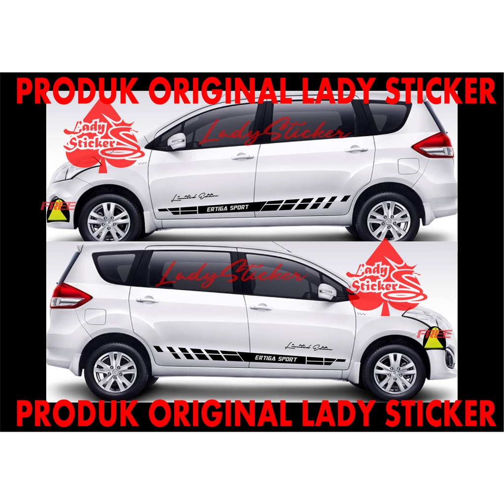 CUTTING STICKER MOBIL ERTIGA STICKER STIKER LIST STRIPE MOBIL SUZUKI ERTIGA SPORT