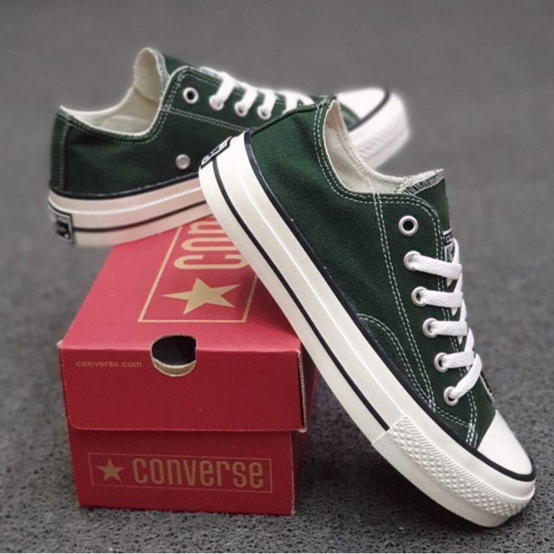 Jual Sepatu Converse Chuck Taylor 70s Low Herbal Green Shopee Indonesia