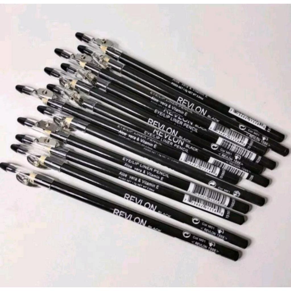 Pensil alis pigmented black brown termurah ori / eyebrow pencil Mac Naked Revlon