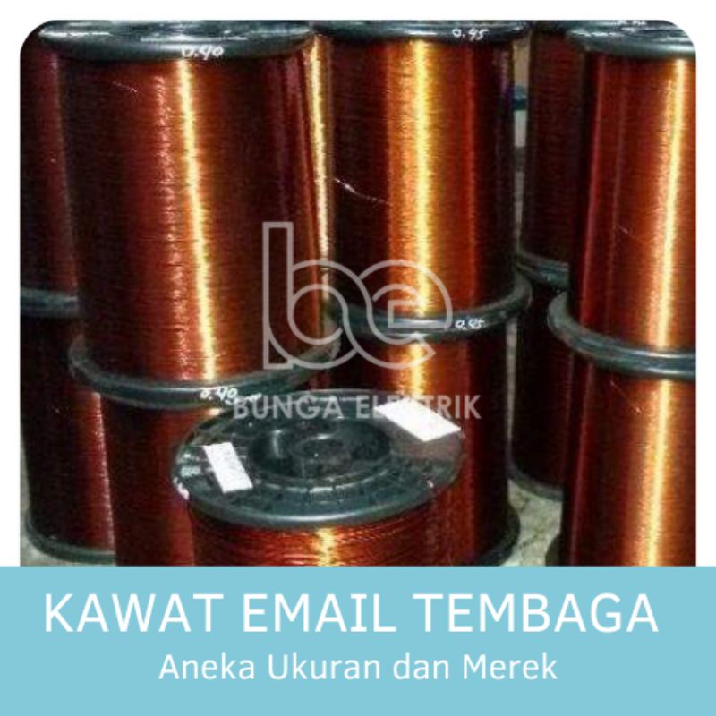 [ONS] KAWAT TEMBAGA EMAIL 0.12 - 0.75 MM ENAMEL  WIRE COOPER KAWAT GULUNG DINAMO KAWAT HELLENIC, SUPREME PEW EIW EIWAI, RITZ, IMPERIAL