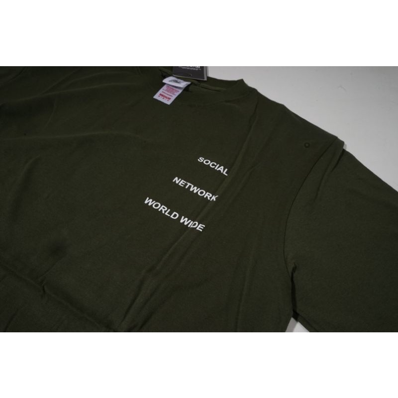 FAILOFFICIAL T-SHIRT - SOSIAL NETWORK 02 ARMY GREEN