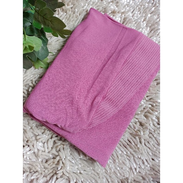 068 NINDI ORI AREY HIJAB || JILBAB INSTAN RENDA PRADA-Dusty pink