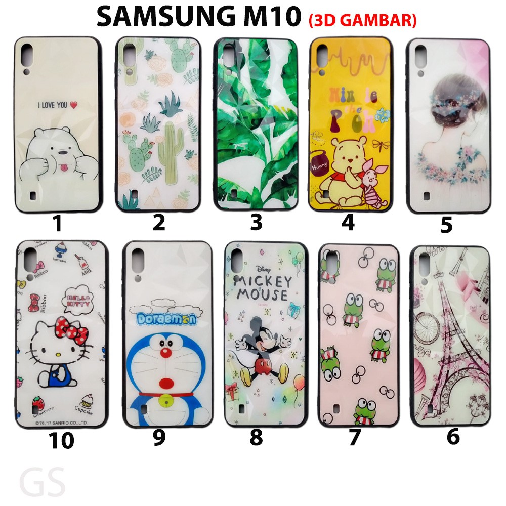 Casing SAMSUNG M10  Motif fuze karakter  model cowok 3D Gambar Timbul