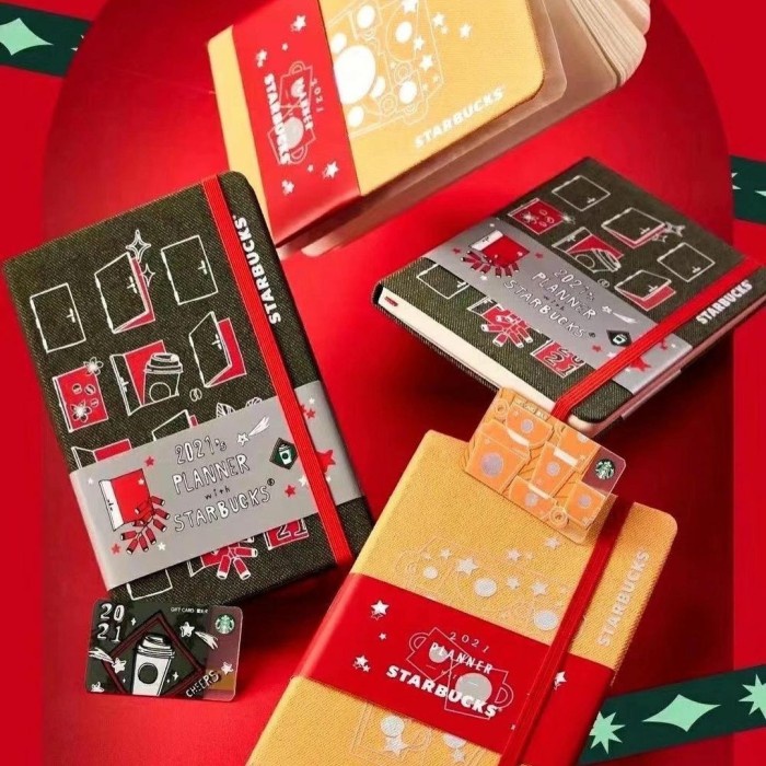 

[RESTOCK] China Starbucks Moleskine Planner 2021 w/ starbucks Card