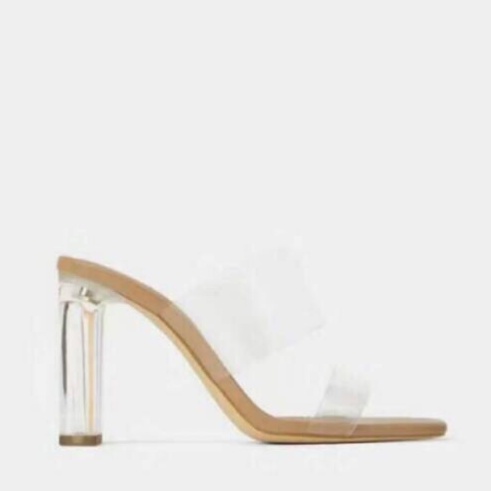 Sepatu ZR-811 Vinyl Heels 9Cm