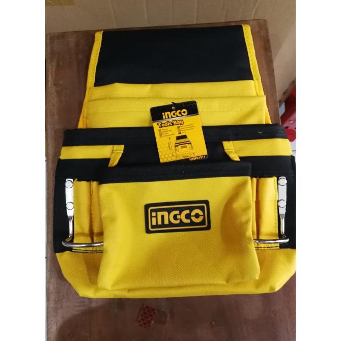 best seller] INGCO TOOLBAG TAS PERKAKAS HTBP01011 TOOL BAG TAS PINGGANG