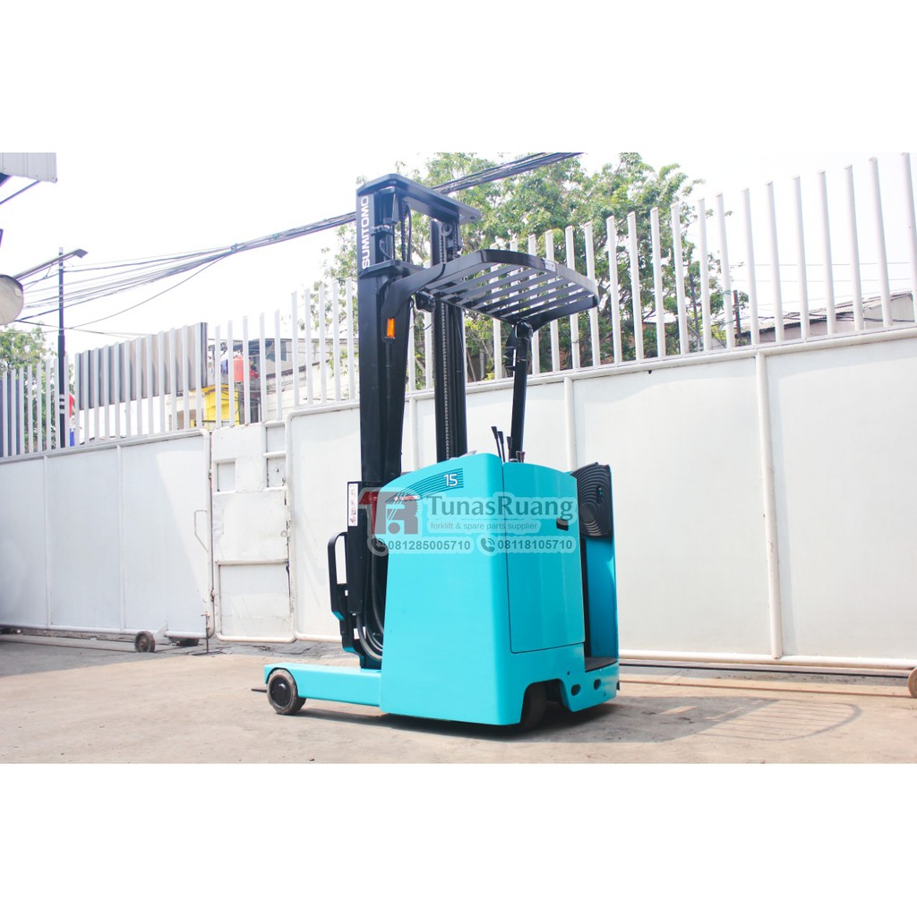 Sumitomo Qua Pro Reach Truck Standing Forklift Bekas