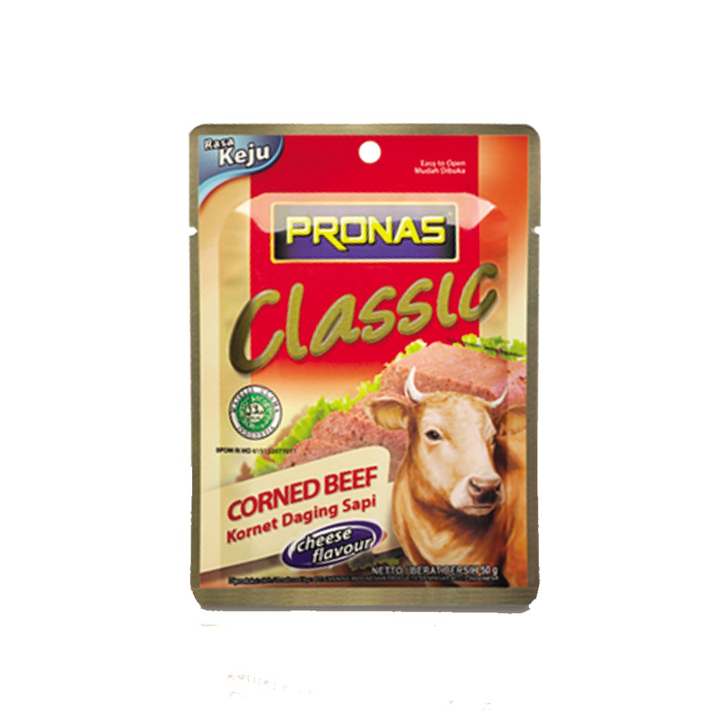 PRONAS Kornet Sapi Sachet 50g (2pc) Free Kornet Sachet Keju 50 g (1pc)