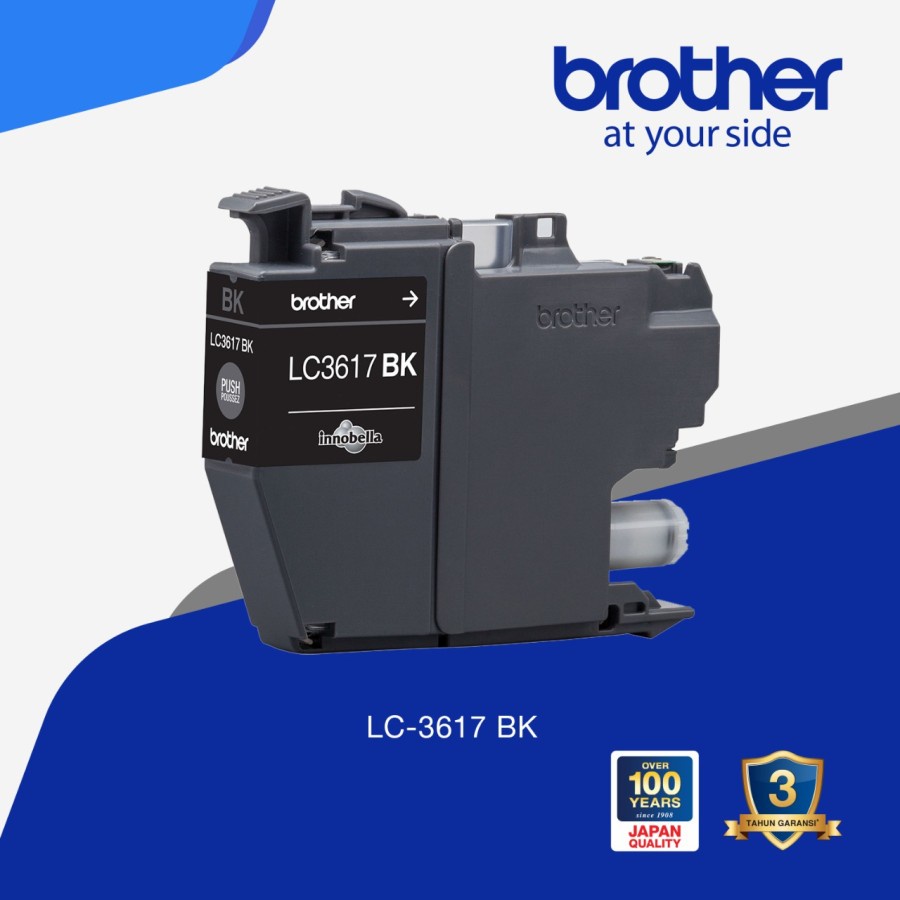 Brother Ink Catrigde LC3617.BK - Tinta Printer LC3617 Hitam 100% ORIGINAL