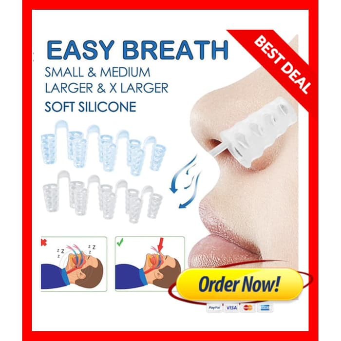 4 Pcs Alat Anti Dengkur Penghilang Ngorok Snore Stopper 4pcs Original