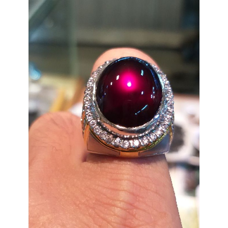 

batu permata red garnet kualitas top