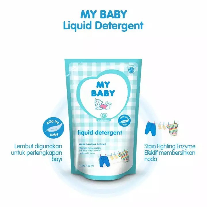 MY BABY Liquid Detergent Refill 450 ml 450ml