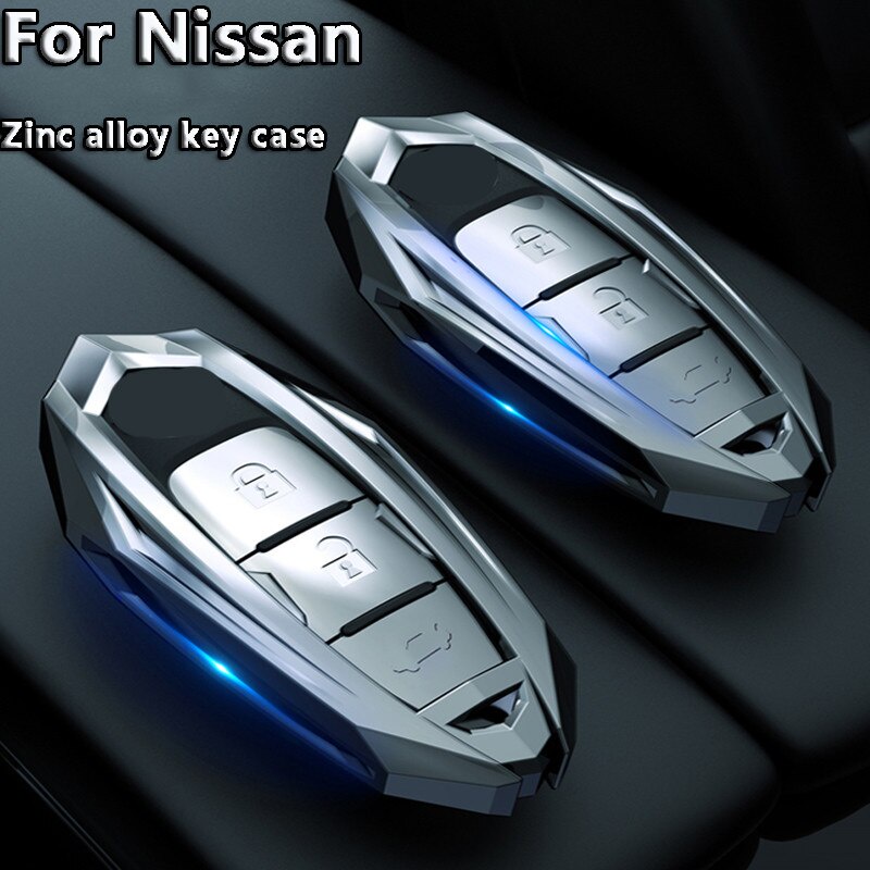 Casing Kunci Mobil Bahan Zinc Alloy Untuk Nissan March Juke Terrano Gtr Livina Skyline Serena