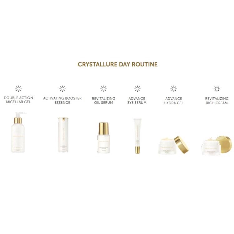 ★ BB ★  Wardah Crystallure Supreme Revitalizing Rich Cream - Revitalizing Oil Serum - Activating Booster Essence - Advanced Hydra Gel - Advanced Eye Serum