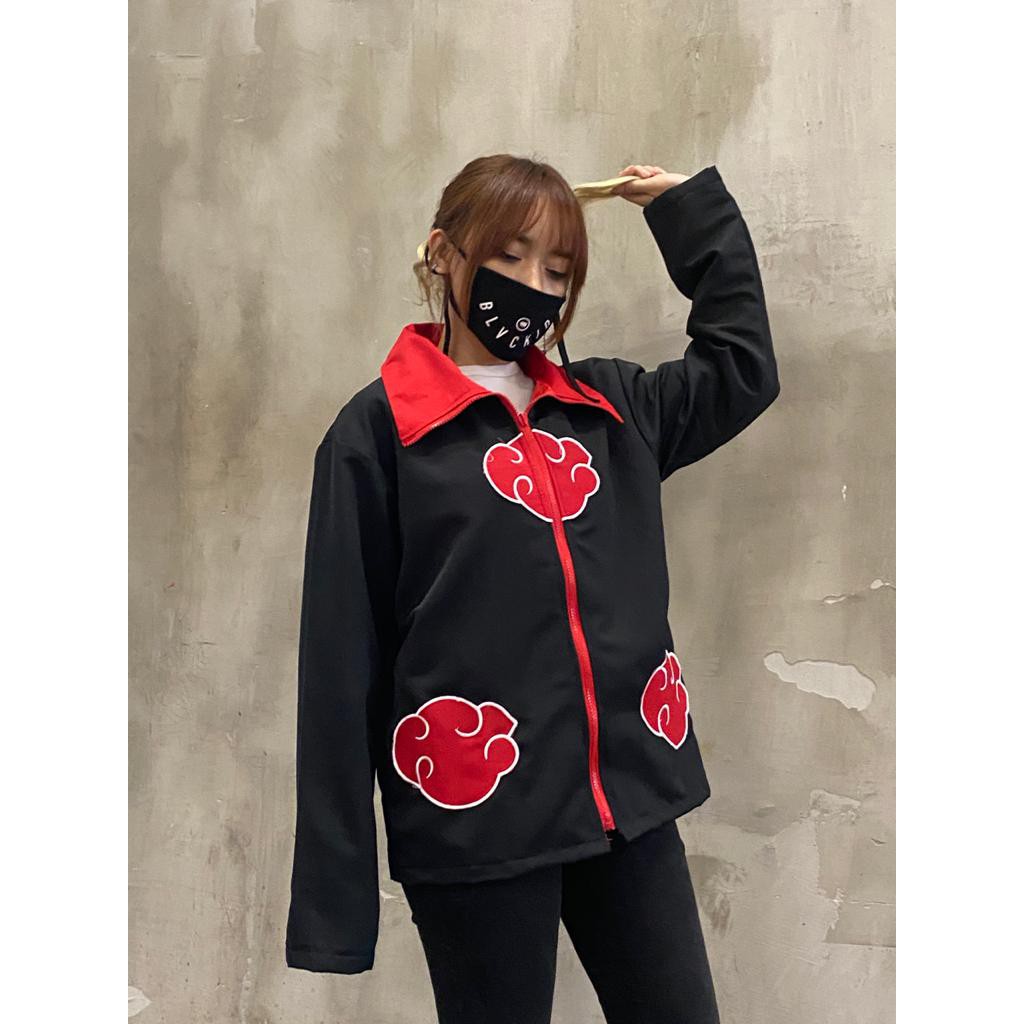 Jaket Anime Akatsuki Itachi Uchiha Naruto Shippuden Awan Merah
