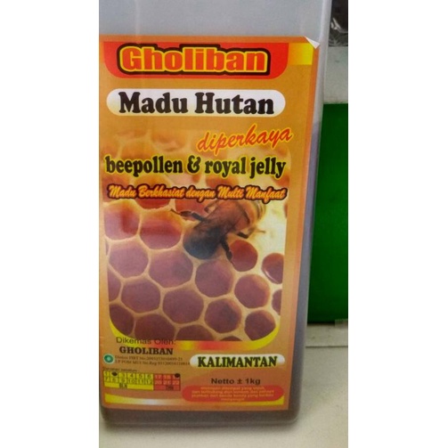

❊ Madu Hutan Kalimantan Gholiban Plus Bee Pollen Dan Royal Jelly 1 Kg ♨