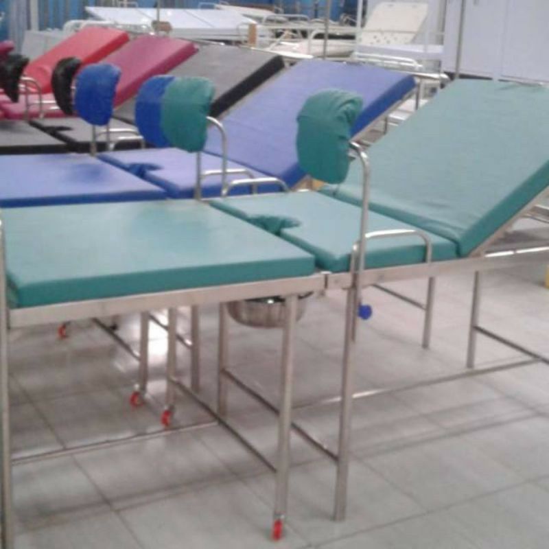 Verlos Bed / Bed Partus / Bed Persalinan - Stainless