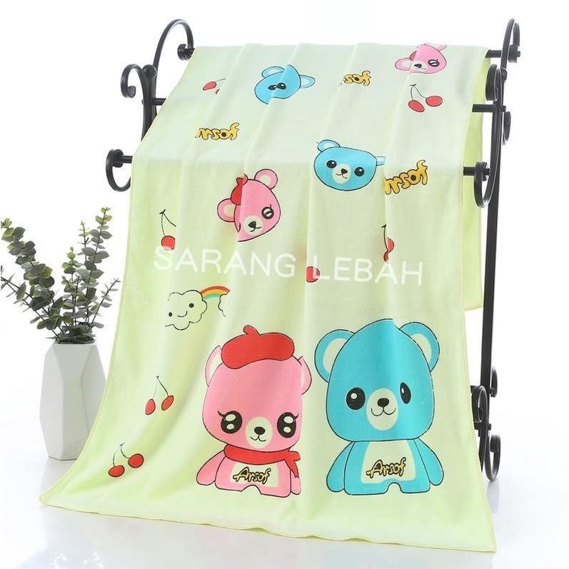 Harga Handuk bayi dan anak bahan microfiber/Handuk bayi karakter lembut
murah berkualitas