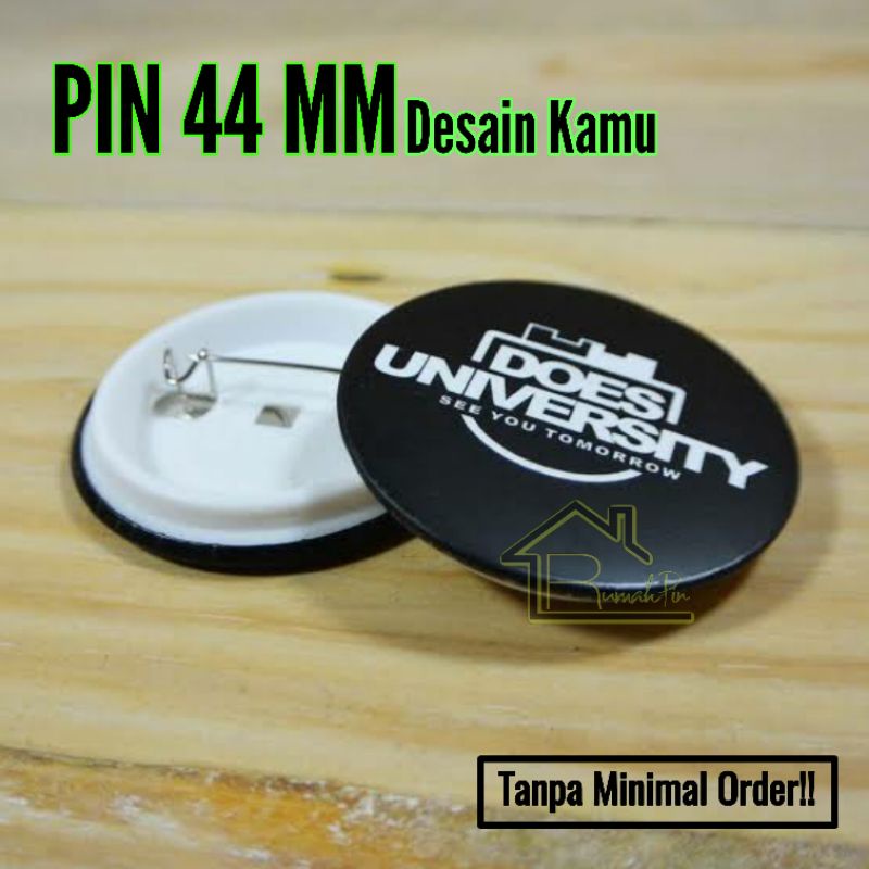 

pin 44 mm murah bebas desain / peniti custom Tanpa minimal order