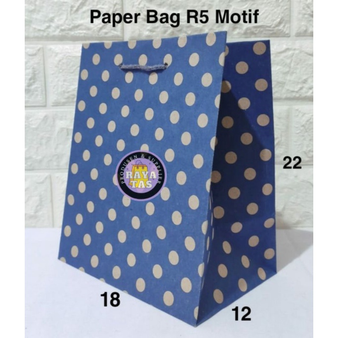 

Paper Bag R5 Polka (18x12x22)