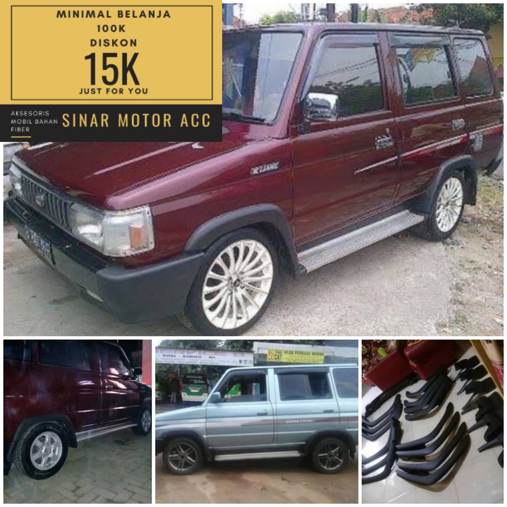 Jual Over Fender Toyota Kijang Super Grand Extra Murah Keren Termurah Berkualitas Indonesia Shopee Indonesia