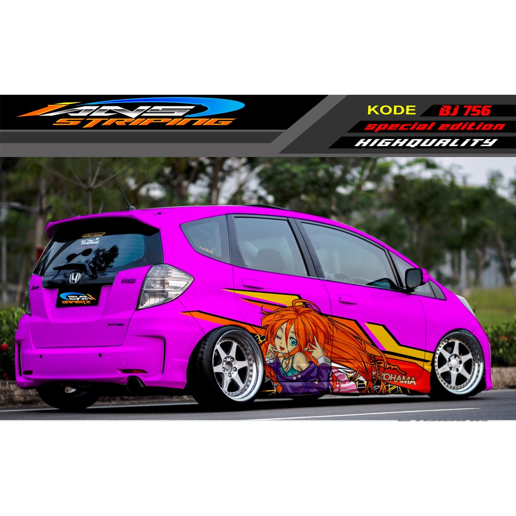 STIKER DECAL MOBIL AGYA JAZZ AVANZA YARIS / DECAL STICKER MOBIL JAZZ / STIKER MOBIL