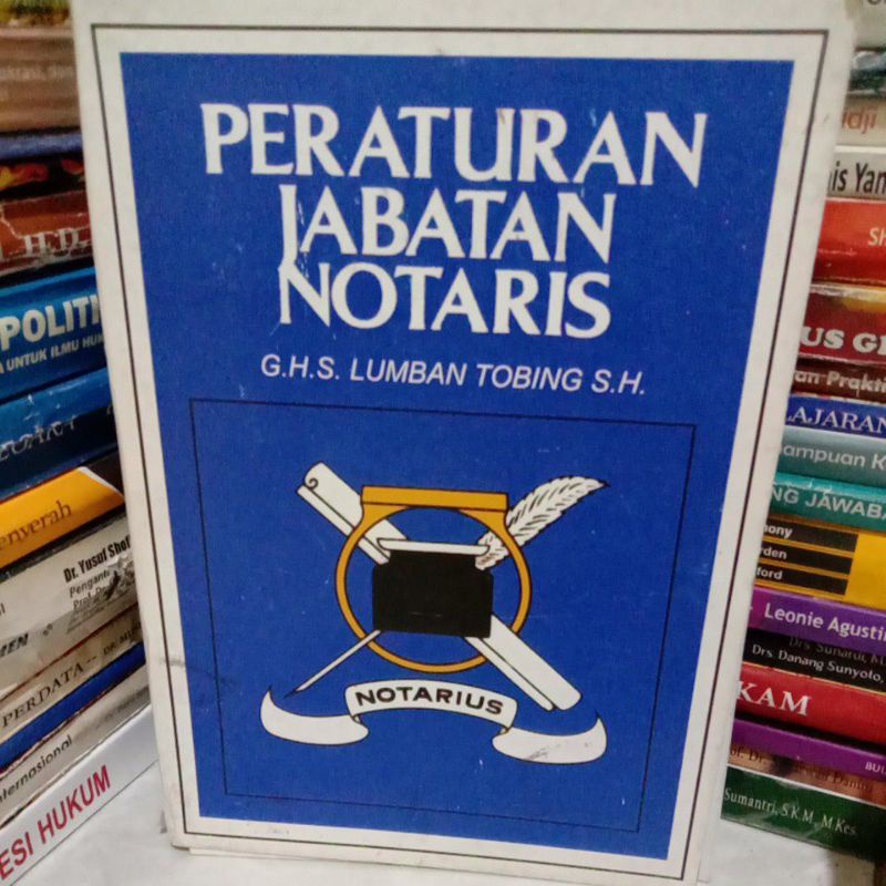 Jual PERATURAN JABATAN NOTARIS By Lumban Tobing | Shopee Indonesia