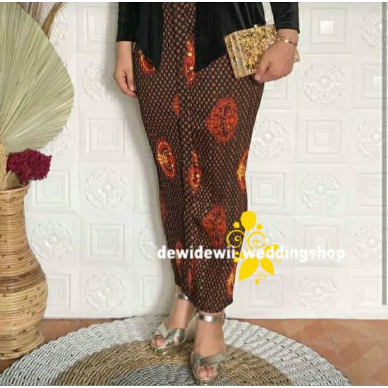 Rok Plisket Wiru/ Rok Bawahan Kebaya, Motif Truntum