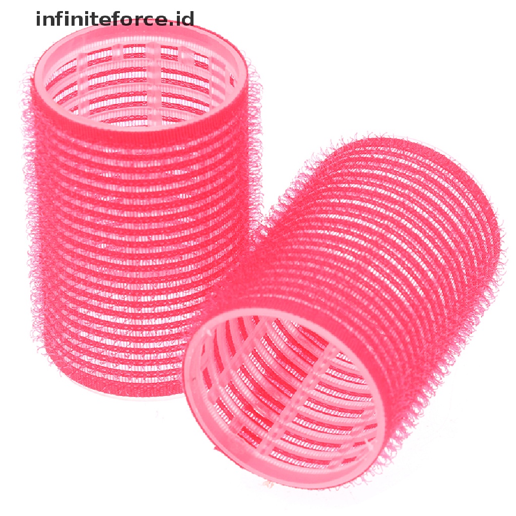 (infiniteforce.id) 6pcs / Set Rol Pengeriting Rambut Self Grip Untuk Salon