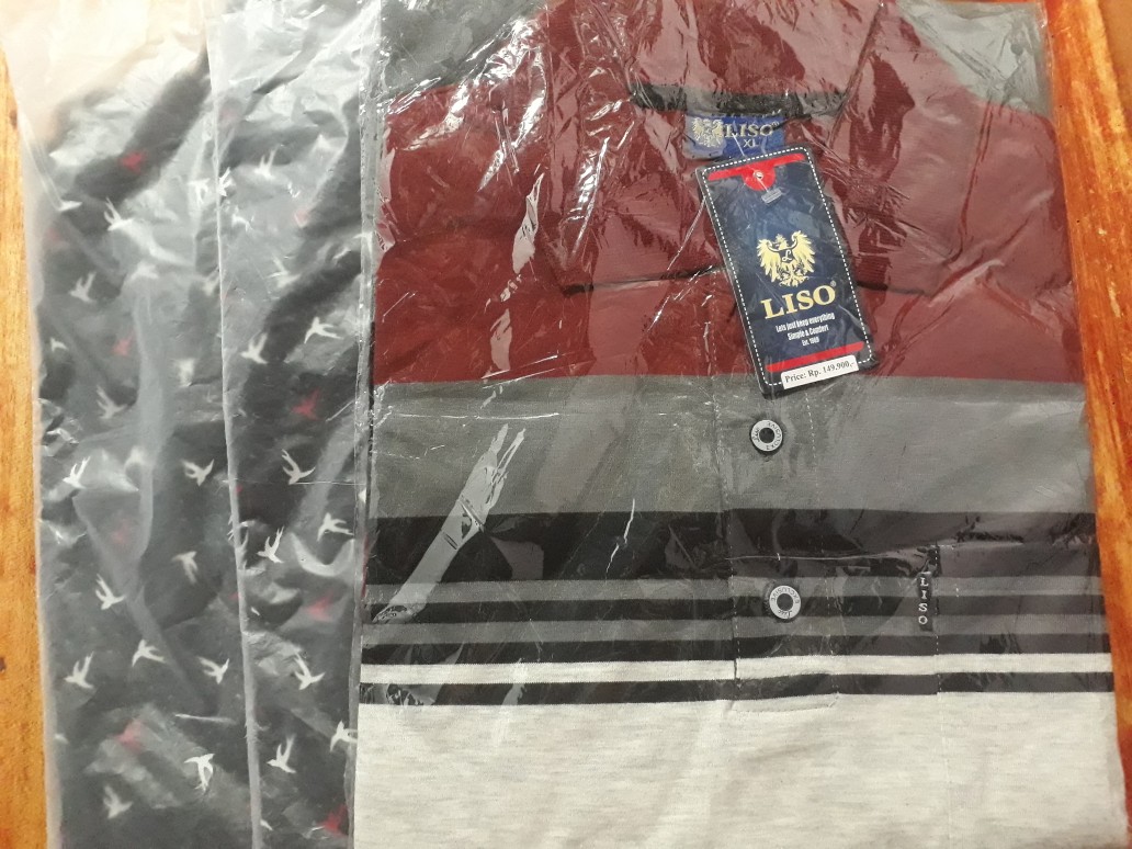 Kemeja Pria Lengan Pendek Surfing